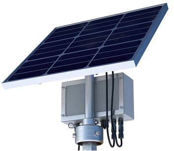 SolarBox mit Solarpanel